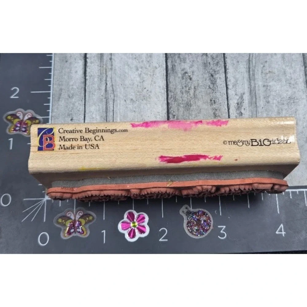 Creative Beginnings Fun In The Sun MRS10468 Rubber Stamp Wood #M63